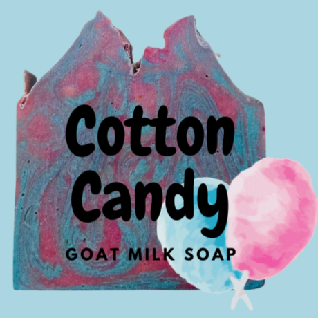 Cotton Candy Goats Milk Soap