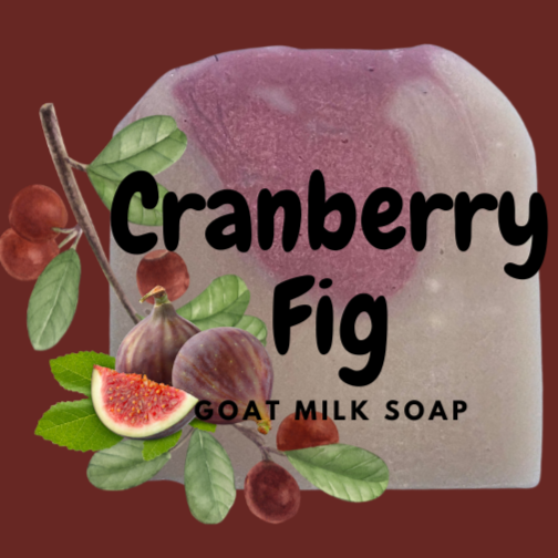 Cranberry Fig Goats Milk Soap